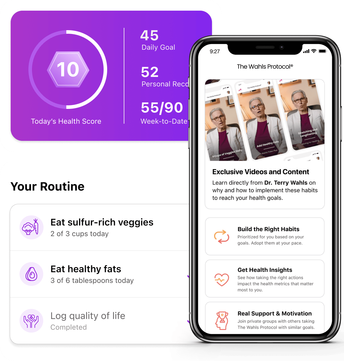 the wahls protocol mobile app and health program